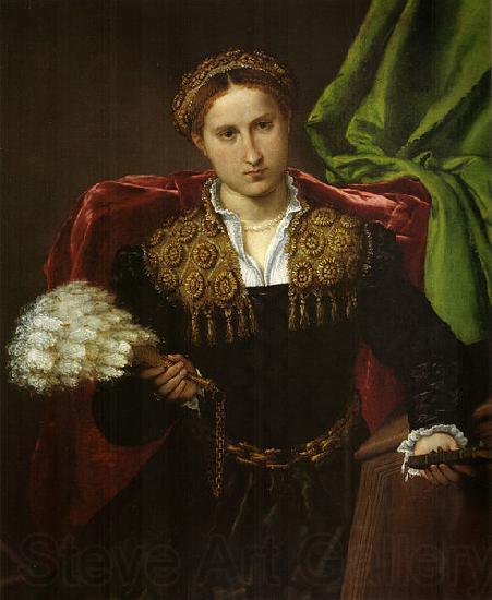 Lorenzo Lotto Portrat der Laura da Pola